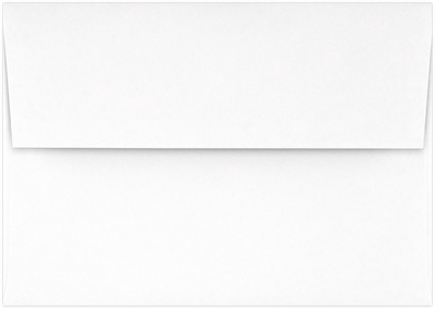 White 100% Cotton 32lb A1 Invitation Envelopes (3 5/8 x 5 1/8) with Peel & Seal