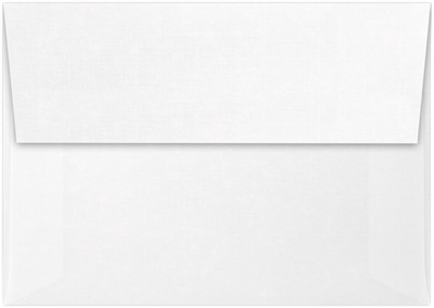 White Linen 32lb A1 Invitation Envelopes (3 5/8 x 5 1/8) with Peel & Seal