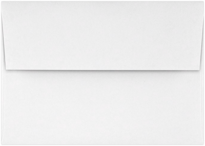 White Recycled 32lb A1 Invitation Envelopes (3 5/8 x 5 1/8) with Peel & Seal