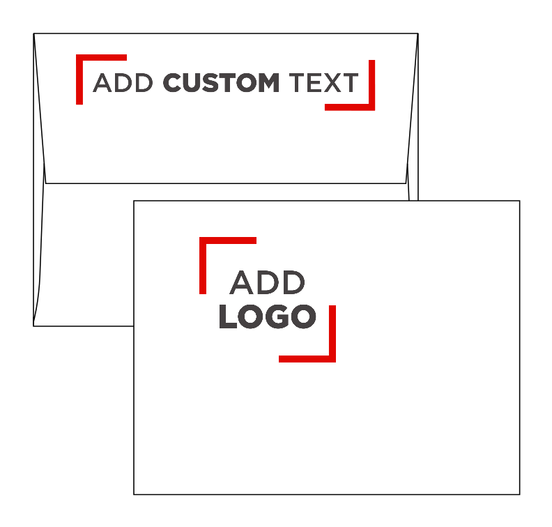 White Recycled 32lb A2 Invitation Envelopes (4 3/8 x 5 3/4) with Peel & Seal