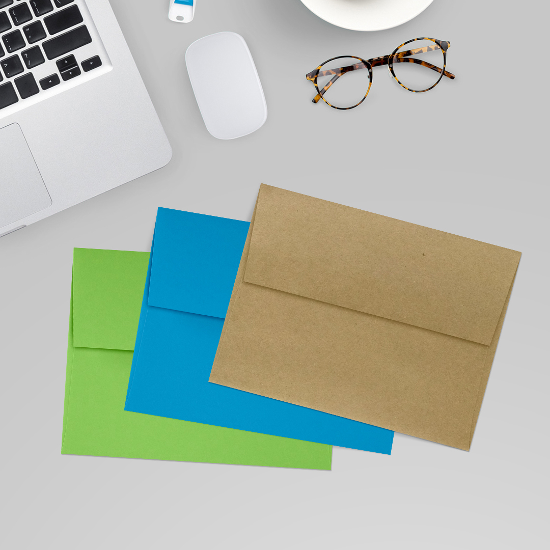 Grocery Bag 28lb A2 Invitation Envelopes (4 3/8 x 5 3/4) with Peel & Seal