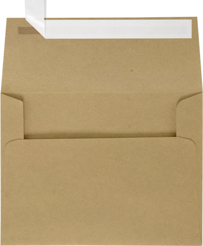 Grocery Bag 28lb A2 Invitation Envelopes (4 3/8 x 5 3/4) with Peel & Seal