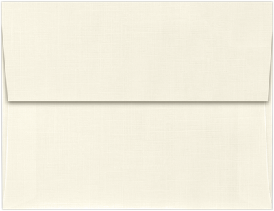 Natural Linen 32lb A2 Invitation Envelopes (4 3/8 x 5 3/4) with Peel & Seal
