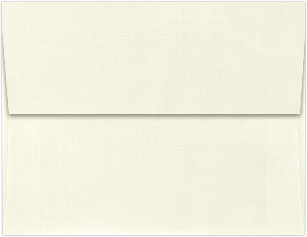 Natural Linen 32lb A2 Invitation Envelopes (4 3/8 x 5 3/4) with Peel & Seal
