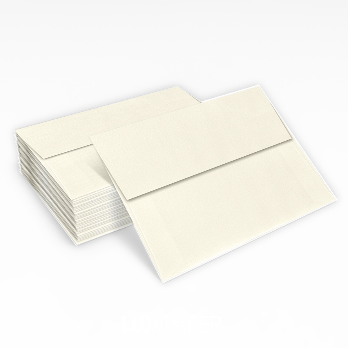 Natural Linen 32lb A2 Invitation Envelopes (4 3/8 x 5 3/4) with Peel & Seal
