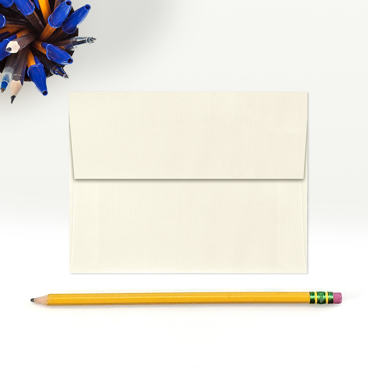 Natural Linen 32lb A2 Invitation Envelopes (4 3/8 x 5 3/4) with Peel & Seal