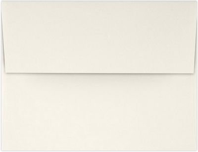 Natural Recycled 32lb A2 Invitation Envelopes (4 3/8 x 5 3/4) with Peel & Seal