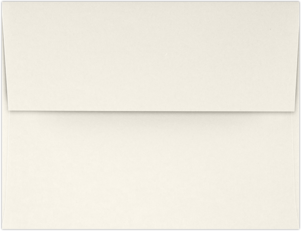 Natural Recycled 32lb A2 Invitation Envelopes (4 3/8 x 5 3/4) with Peel & Seal