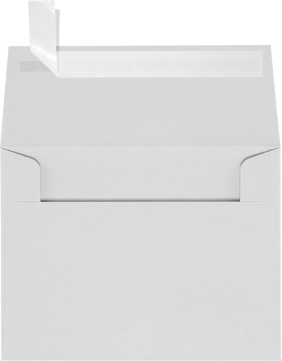 Pastel Gray 32lb A2 Invitation Envelopes (4 3/8 x 5 3/4) with Peel & Seal