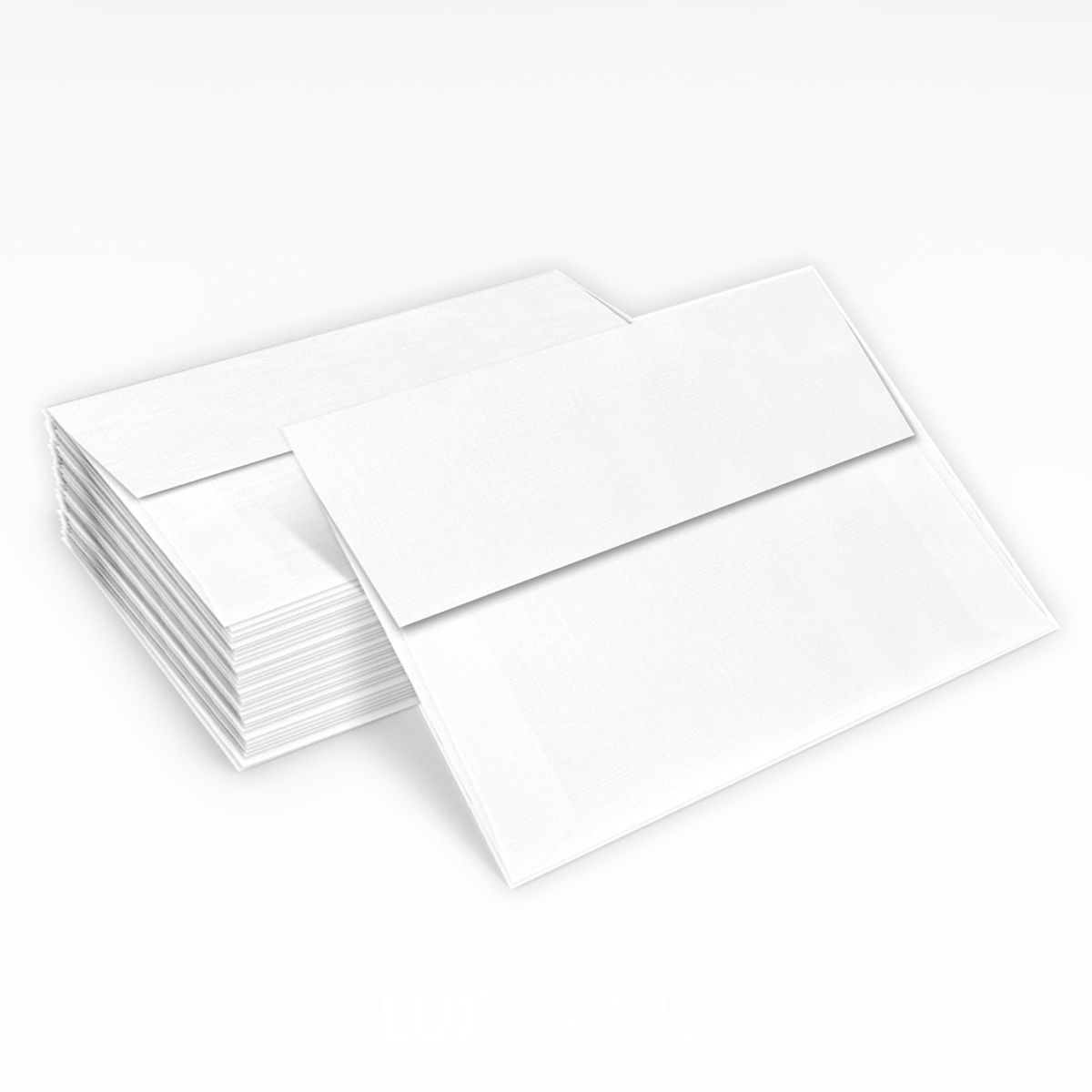 White Linen 32lb A2 Invitation Envelopes (4 3/8 x 5 3/4) with Peel & Seal