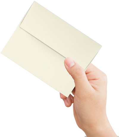 Natural 28lb Cougar A4 Invitation Premium Envelopes (4 1/4 x 6 1/4)