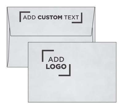 Silver Metallic 32lb A4 Invitation Envelopes (4 1/4 x 6 1/4) with Peel & Seal
