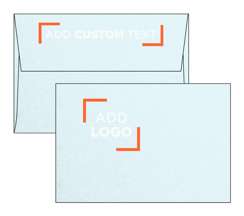 Aquamarine Blue Metallic 32lb A4 Invitation Envelopes (4 1/4 x 6 1/4) with Peel & Seal