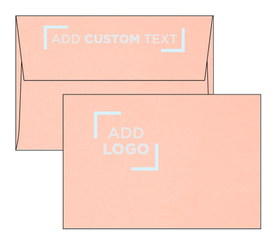 Blush Pink 32lb A4 Invitation Envelopes (4 1/4 x 6 1/4) with Peel & Seal