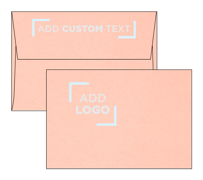 Blush Pink 32lb A4 Invitation Envelopes (4 1/4 x 6 1/4) with Peel & Seal