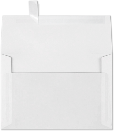Clear Translucent 30lb A4 Invitation Envelopes (4 1/4 x 6 1/4) with Peel & Seal