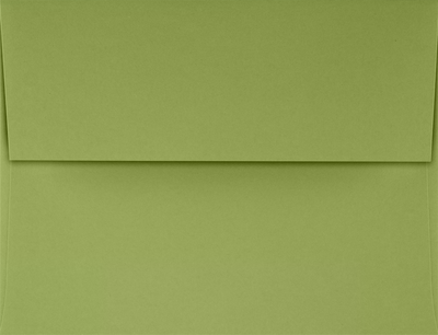 Olive Green 28lb A4 Invitation Envelopes (4 1/4 x 6 1/4) with Peel & Seal