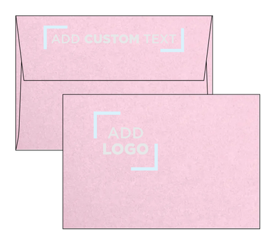 Pink Rose Metallic 32lb A4 Invitation Envelopes (4 1/4 x 6 1/4) with Peel & Seal