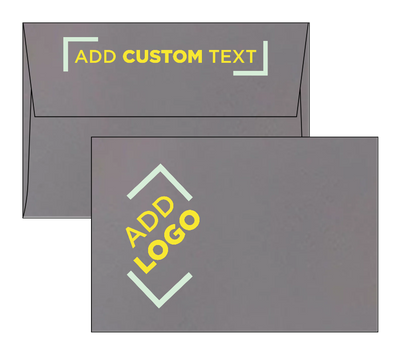 Slate Gray 28lb A4 Invitation Envelopes (4 1/4 x 6 1/4) with Peel & Seal