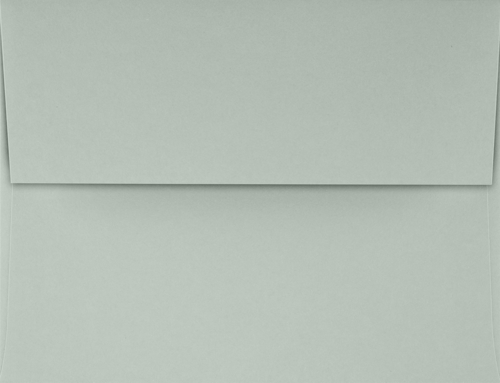 Slate Gray 28lb A4 Invitation Envelopes (4 1/4 x 6 1/4) with Peel & Seal