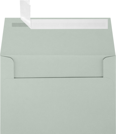 Slate Gray 28lb A4 Invitation Envelopes (4 1/4 x 6 1/4) with Peel & Seal