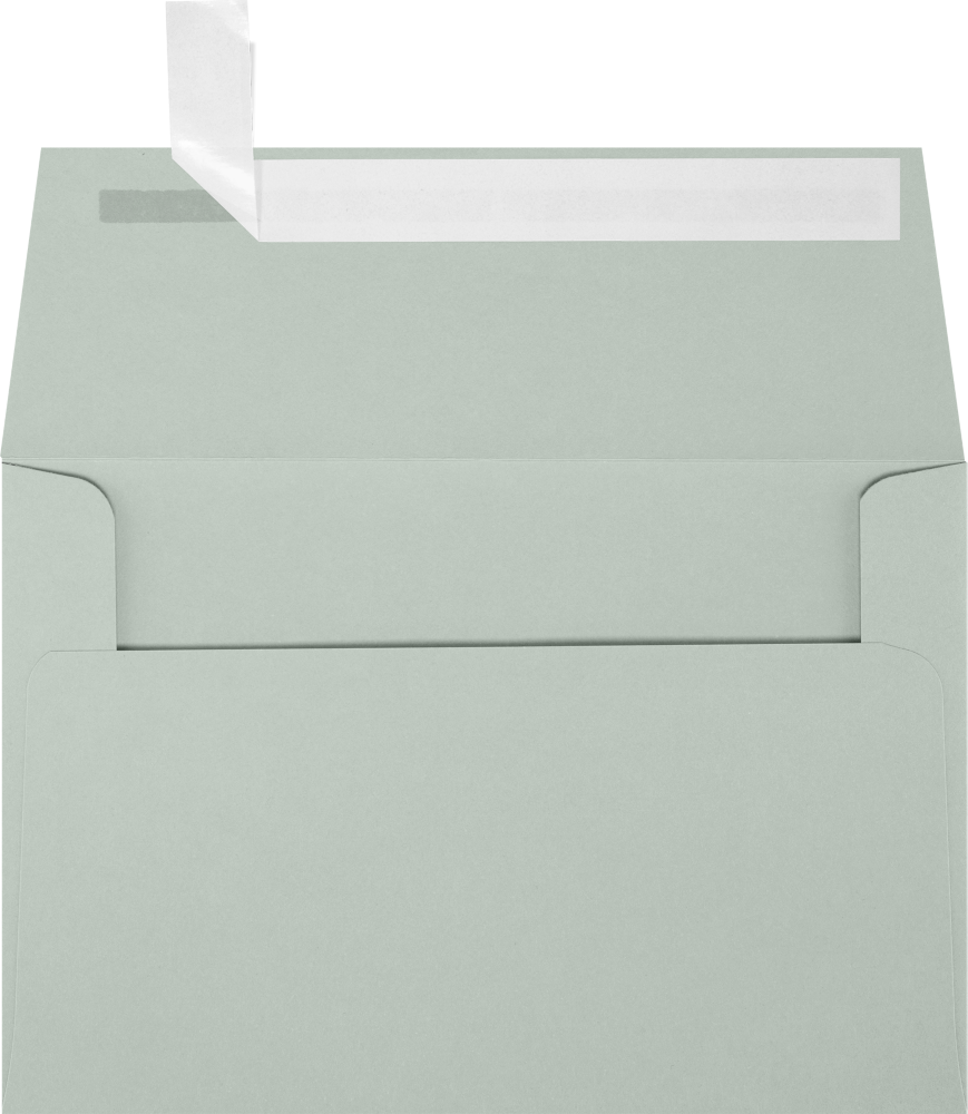 Slate Gray 28lb A4 Invitation Envelopes (4 1/4 x 6 1/4) with Peel & Seal