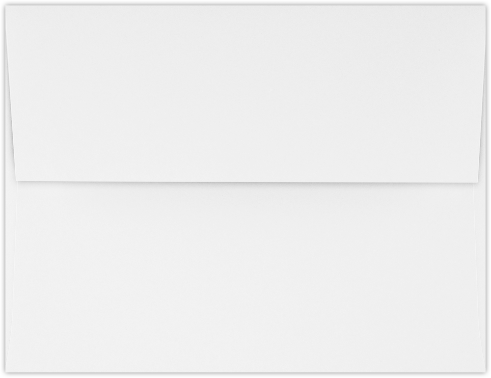 Premium White 32lb A4 Invitation Envelopes (4 1/4 x 6 1/4) with Peel & Seal