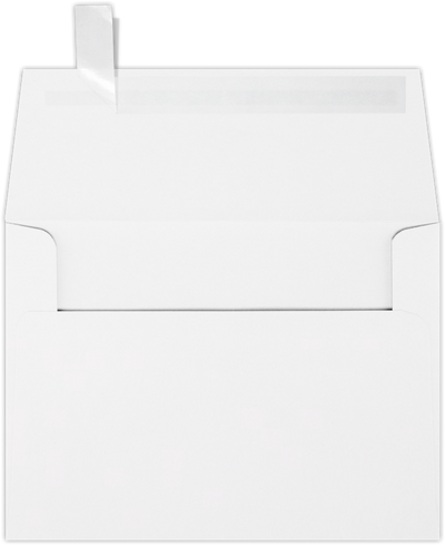 Premium White 32lb A4 Invitation Envelopes (4 1/4 x 6 1/4) with Peel & Seal