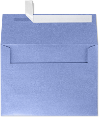 Vista Purple Metallic 32lb A4 Invitation Envelopes (4 1/4 x 6 1/4) with Peel & Seal