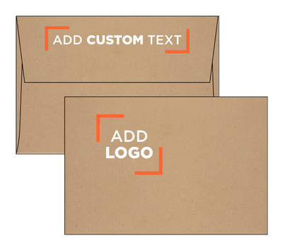 Grocery Bag 28lb A4 Invitation Envelopes (4 1/4 x 6 1/4) with Peel & Seal