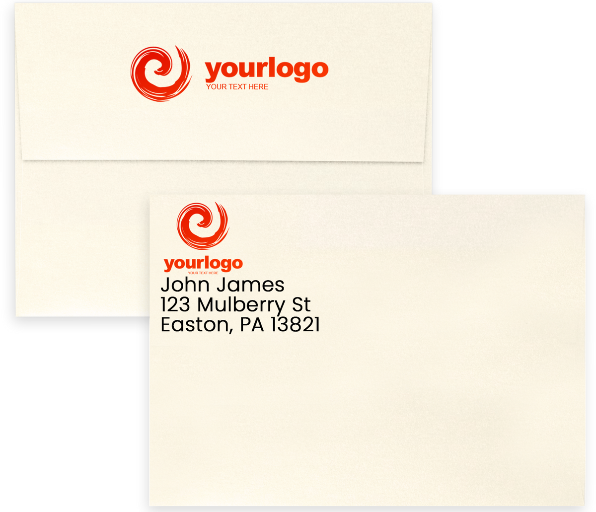 Champagne Ivory Metallic 32lb A4 Invitation Envelopes (4 1/4 x 6 1/4) with Peel & Seal