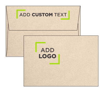 Light Brown Taupe Metallic 32lb A4 Invitation Envelopes (4 1/4 x 6 1/4) with Peel & Seal