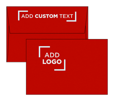 Red 24lb A4 Invitation Envelopes (4 1/4 x 6 1/4)