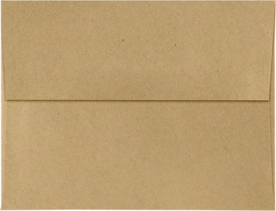 Grocery Bag 28lb A4 Invitation Envelopes (4 1/4 x 6 1/4) with Peel & Seal