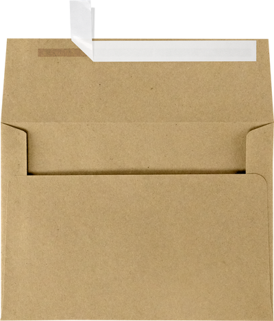 Grocery Bag 28lb A4 Invitation Envelopes (4 1/4 x 6 1/4) with Peel & Seal