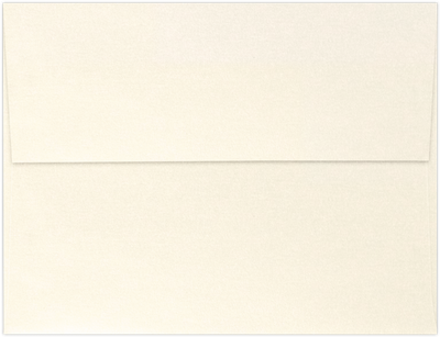 Champagne Ivory Metallic 32lb A4 Invitation Envelopes (4 1/4 x 6 1/4) with Peel & Seal