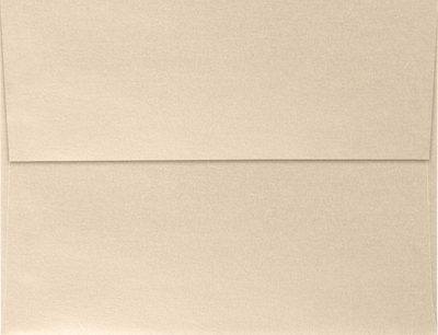 Light Brown Taupe Metallic 32lb A4 Invitation Envelopes (4 1/4 x 6 1/4) with Peel & Seal