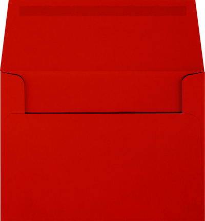Red 24lb A4 Invitation Envelopes (4 1/4 x 6 1/4)