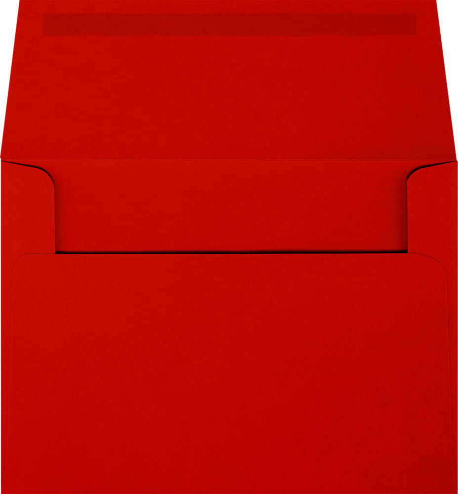 Red 24lb A4 Invitation Envelopes (4 1/4 x 6 1/4)