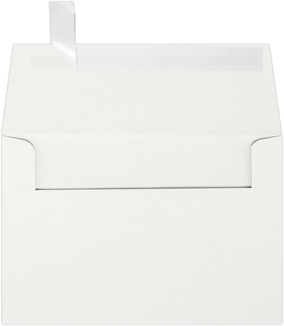 Natural 100% Cotton 32lb A4 Invitation Envelopes (4 1/4 x 6 1/4) with Peel & Seal