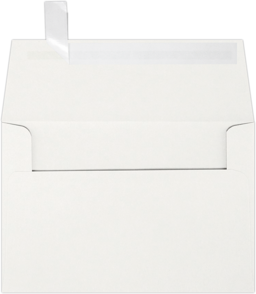 Natural 100% Cotton 32lb A4 Invitation Envelopes (4 1/4 x 6 1/4) with Peel & Seal