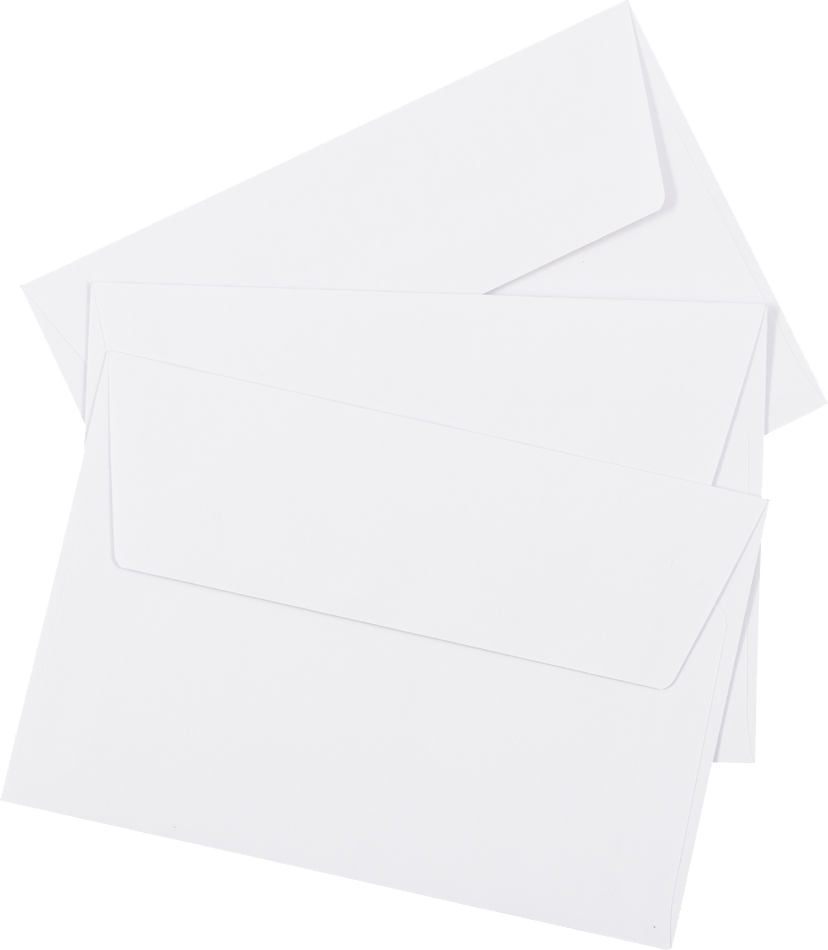 White 24lb A4 Invitation Envelopes (4 1/4 x 6 1/4)