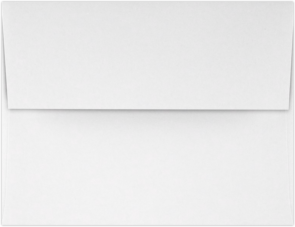 White Recycled 32lb A4 Invitation Envelopes (4 1/4 x 6 1/4) with Peel & Seal