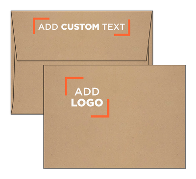 Grocery Bag 28lb A6 Invitation Envelopes (4 3/4 x 6 1/2) with Peel & Seal