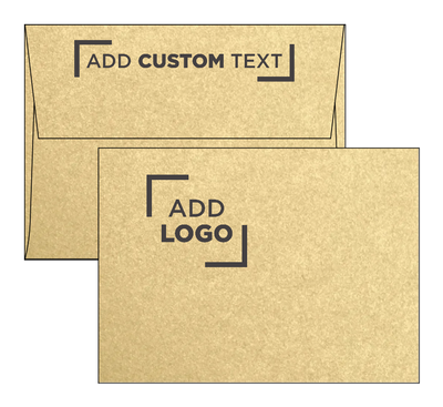 Light Gold Blonde Metallic 32lb A6 Invitation Envelopes (4 3/4 x 6 1/2) with Peel & Seal