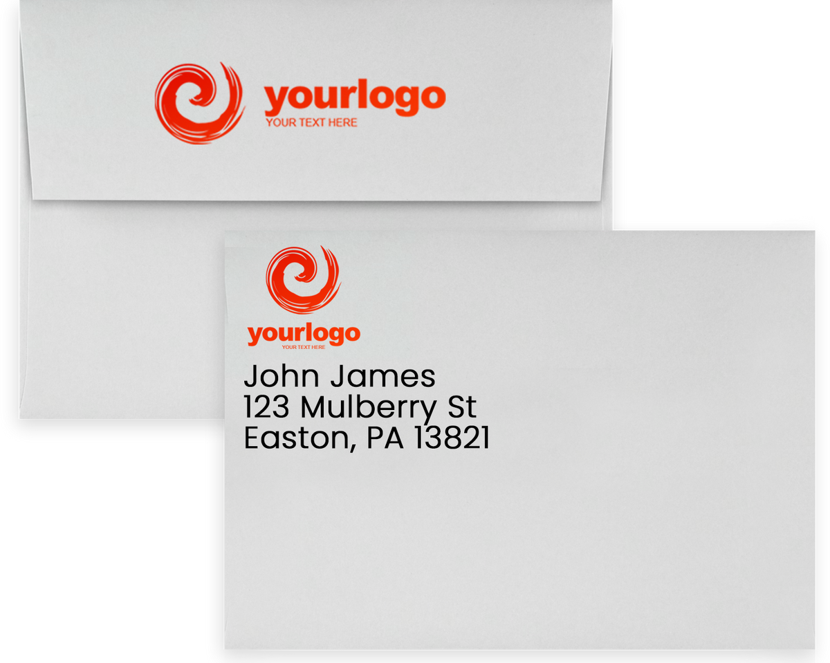 Pastel Gray 32lb A6 Invitation Envelopes (4 3/4 x 6 1/2) with Peel & Seal