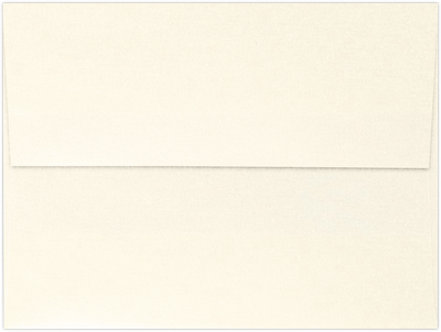 Champagne Ivory Metallic 32lb A6 Invitation Envelopes (4 3/4 x 6 1/2) with Peel & Seal