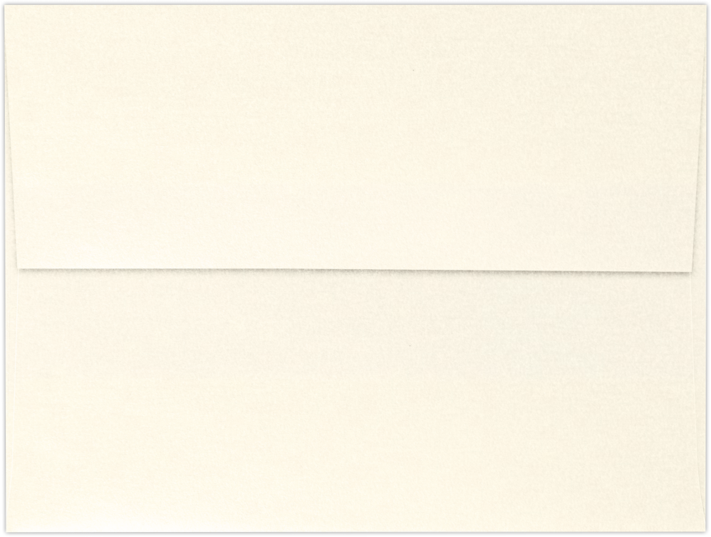 Champagne Ivory Metallic 32lb A6 Invitation Envelopes (4 3/4 x 6 1/2) with Peel & Seal