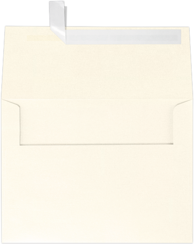 Champagne Ivory Metallic 32lb A6 Invitation Envelopes (4 3/4 x 6 1/2) with Peel & Seal