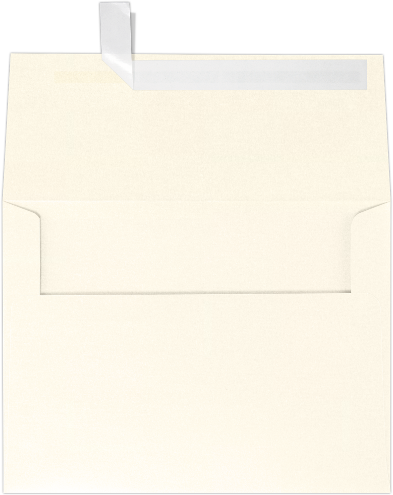 Champagne Ivory Metallic 32lb A6 Invitation Envelopes (4 3/4 x 6 1/2) with Peel & Seal
